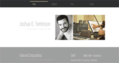 Desktop Screenshot of joshuadtomlinson.com